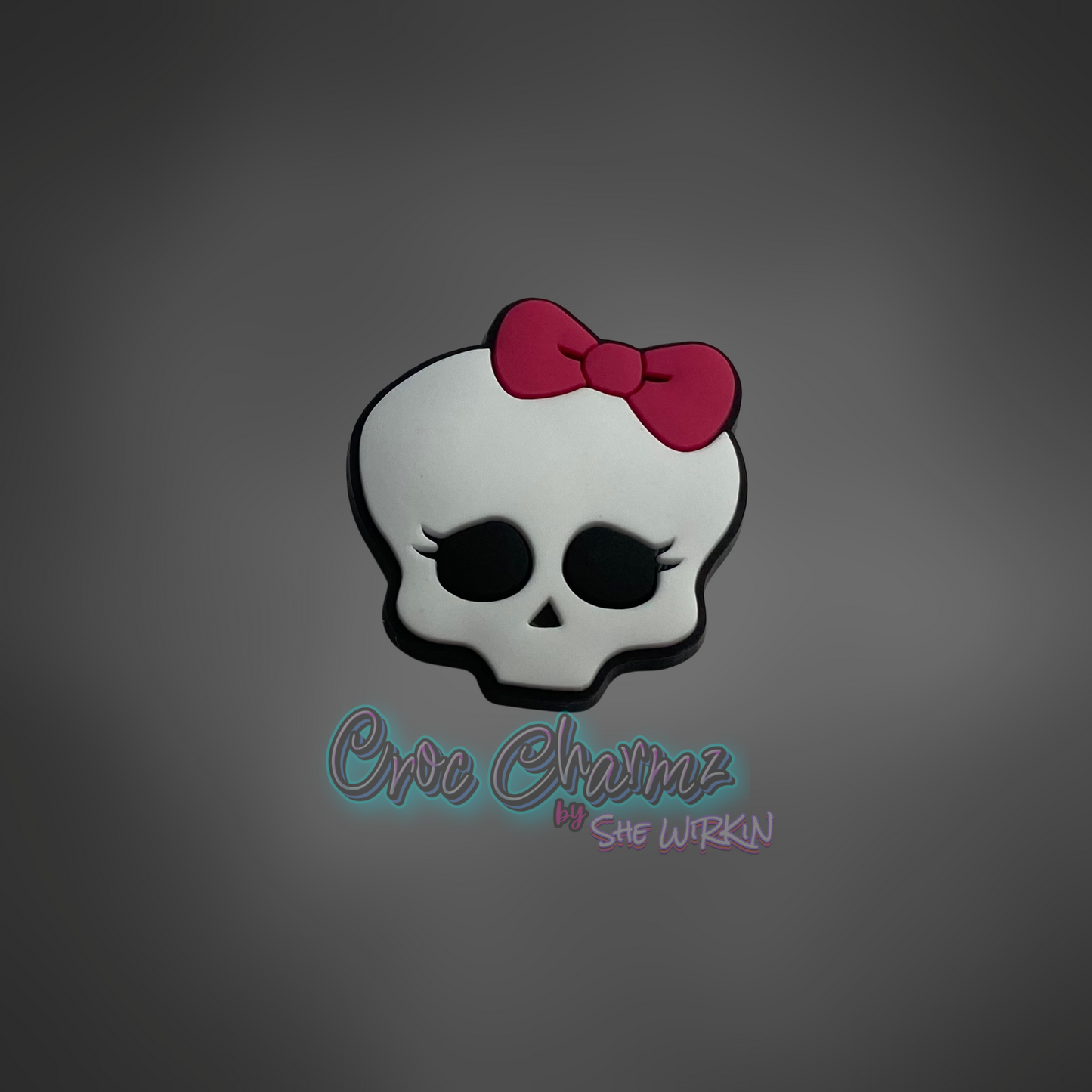 Cute Skull Girl Charm