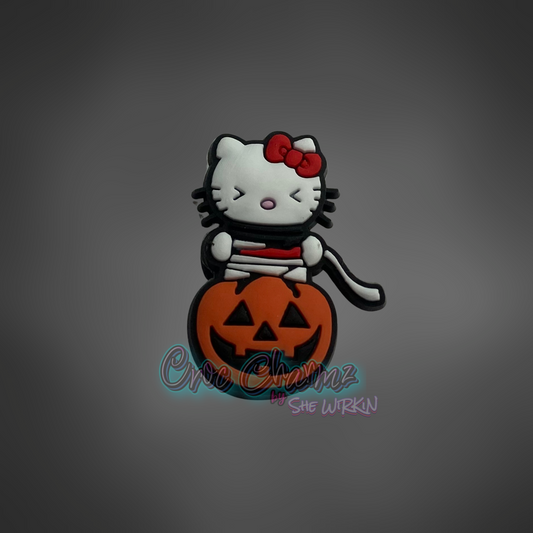 Hello Mummy Kitty Charm