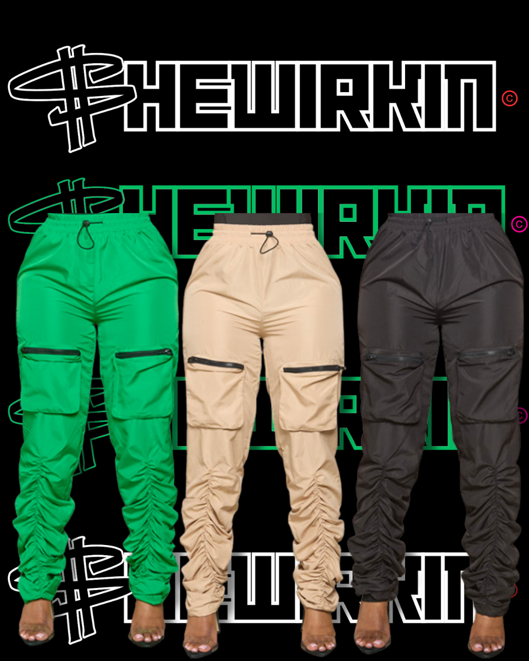 She So Thickk Cargo Pants