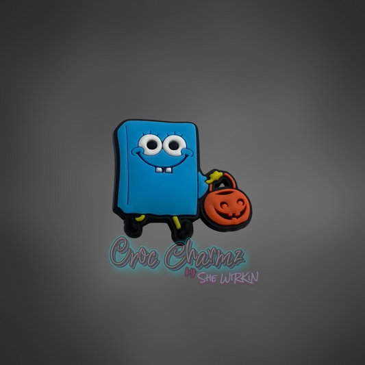 GhostBob Squarepants Charm