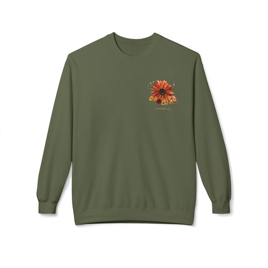 “She Will Not Fall” Fleece Crewneck