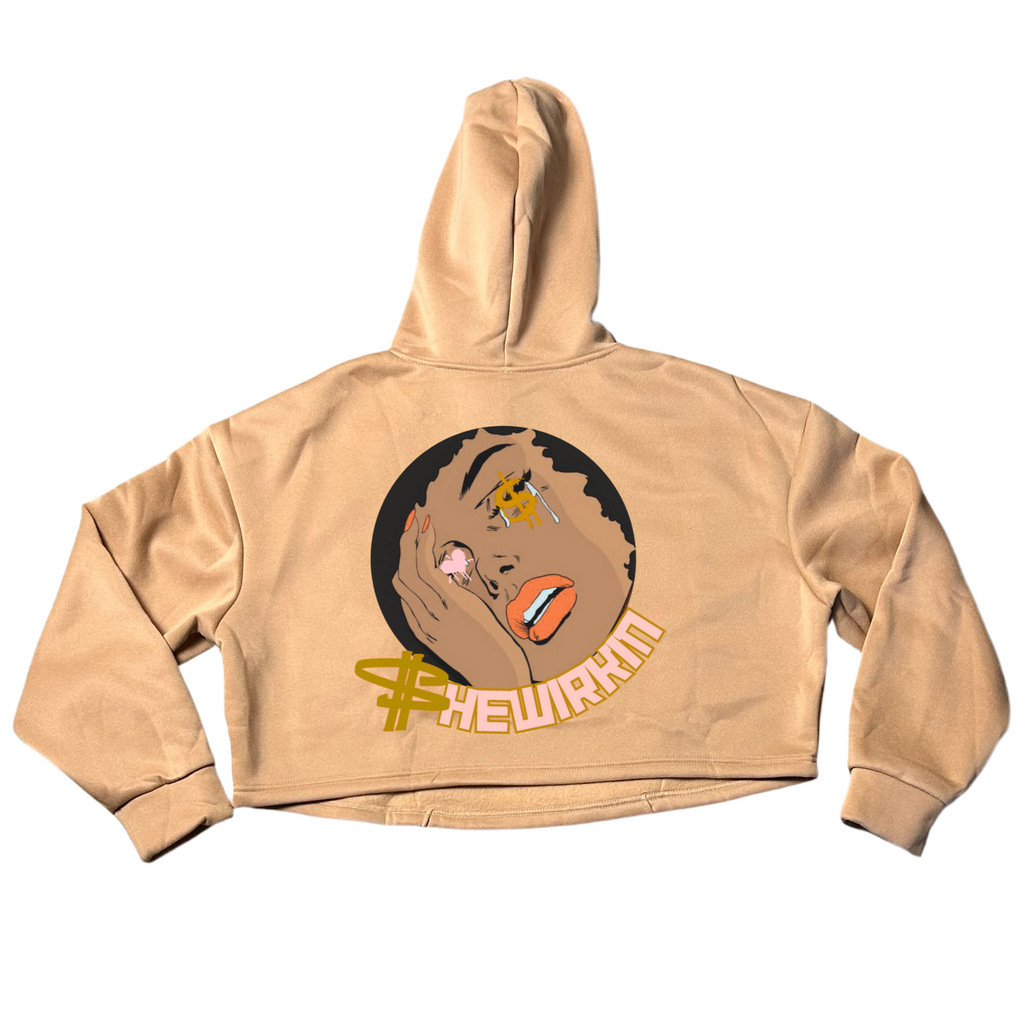 SHEWIRKIN Cropped Hoodie