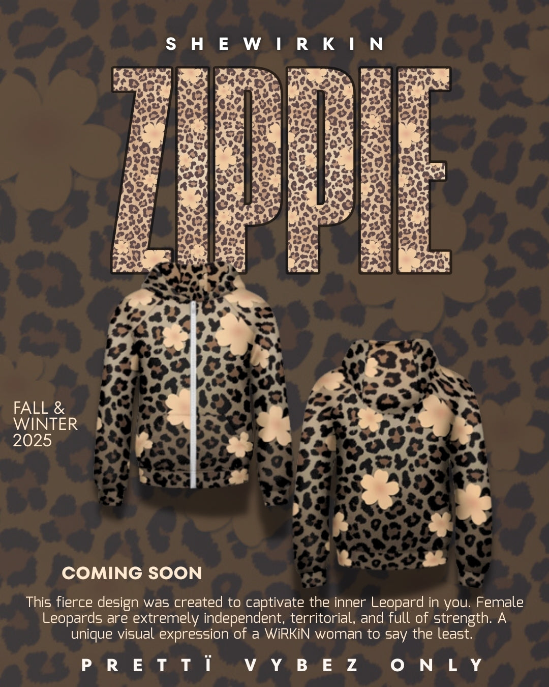 Fearless Zippïe Leopard Print