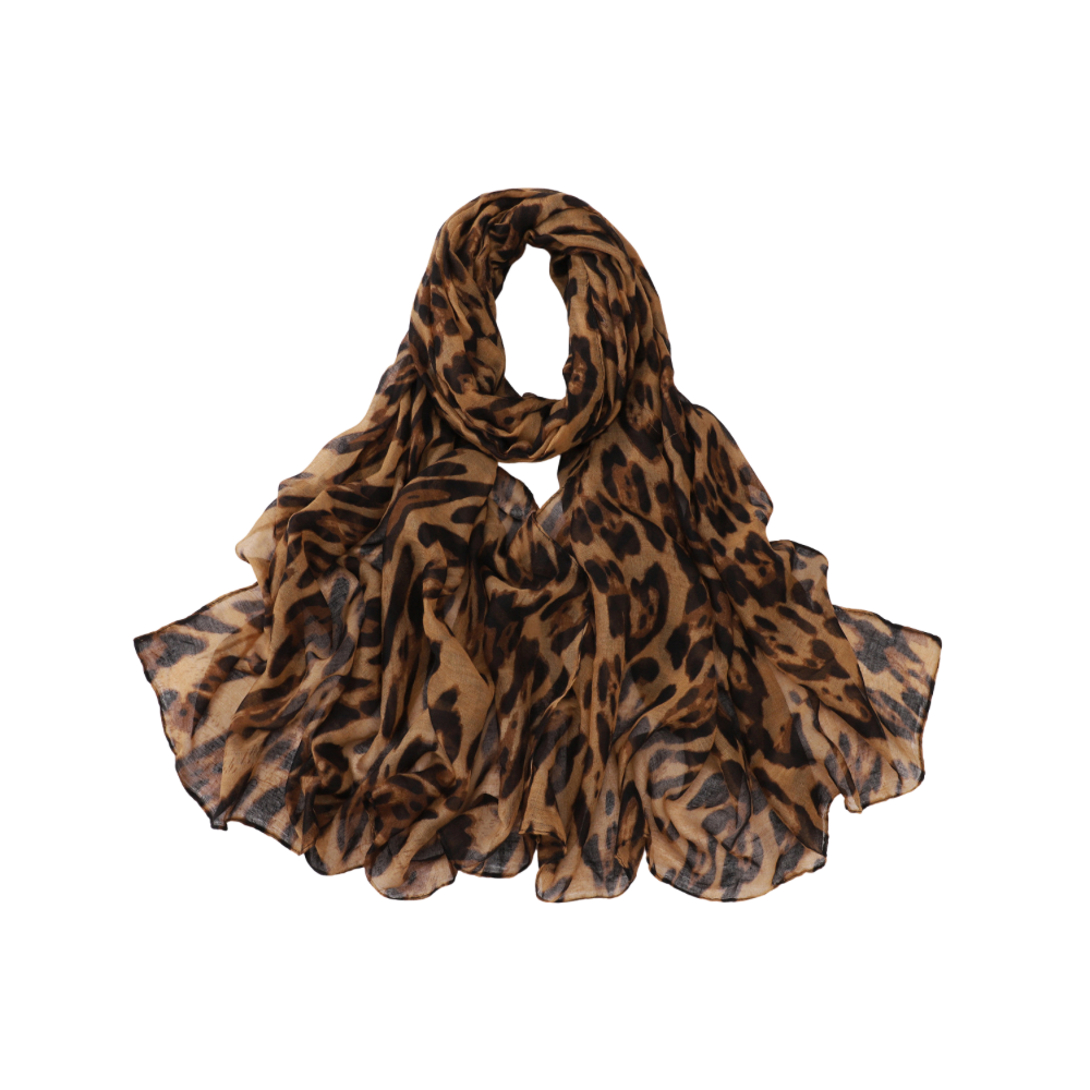 Leopard Print Scarf