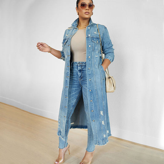 'She, Den-Them'  Denim Coat